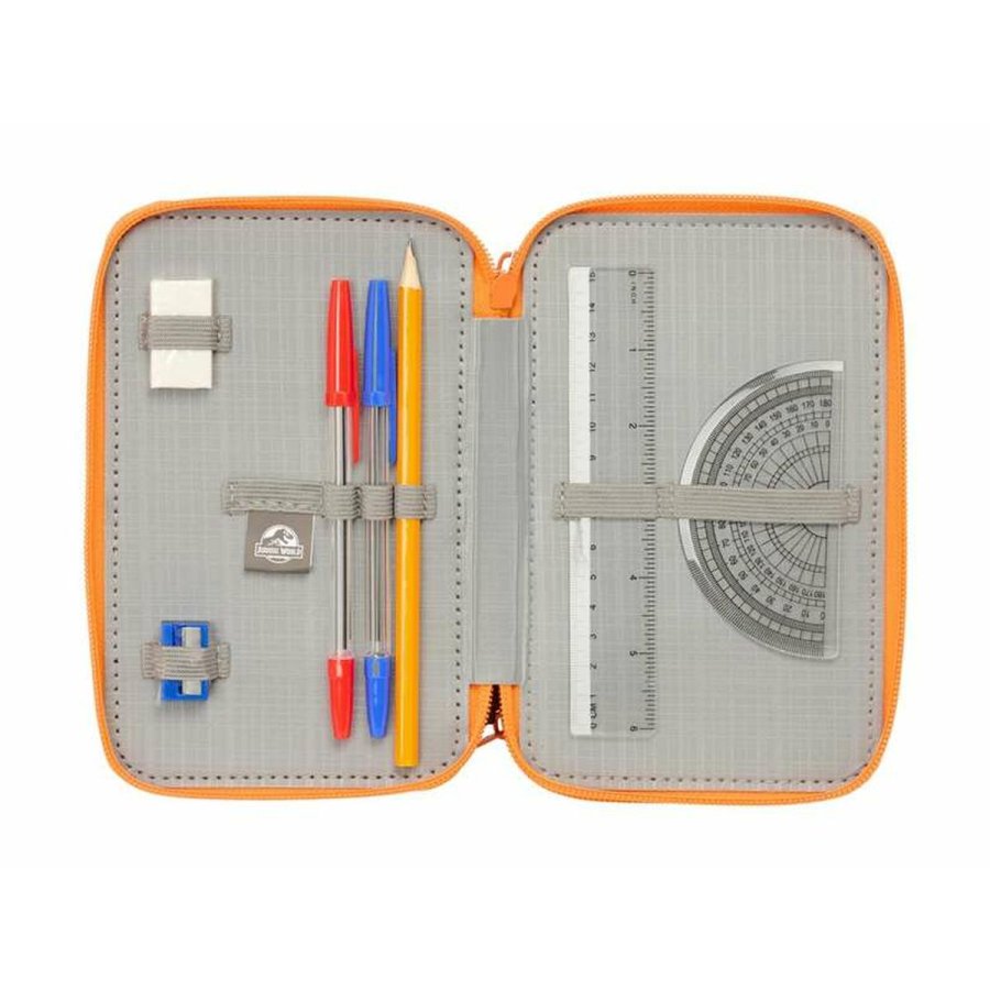 Tredobbelt Penalhus Jurassic World Sort 12,5 x 19,5 x 5,5 cm 37 Dele #2