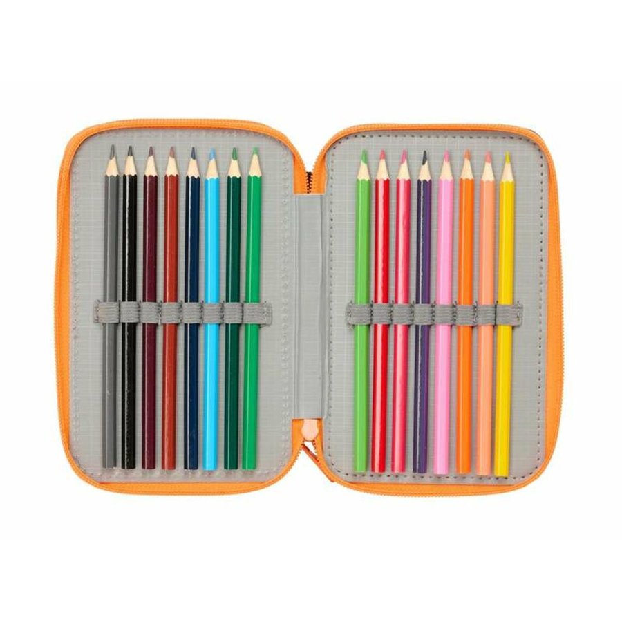 Tredobbelt Penalhus Jurassic World Sort 12,5 x 19,5 x 5,5 cm 37 Dele #3