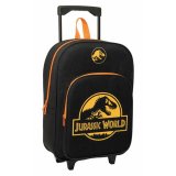 Skolerygsk med Hjul Jurassic World Sort 32 x 42 x 14 cm #1