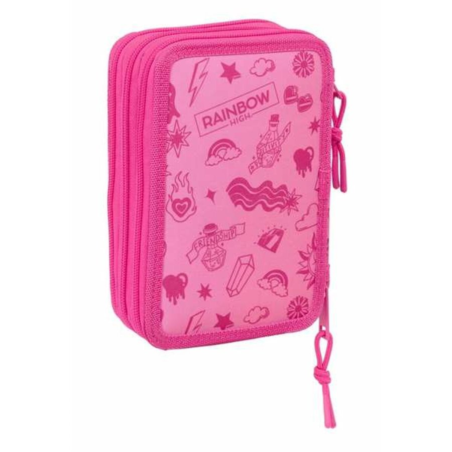 Tredobbelt Penalhus Rainbow High Shine 12,5 x 19,5 x 5,5 cm #2