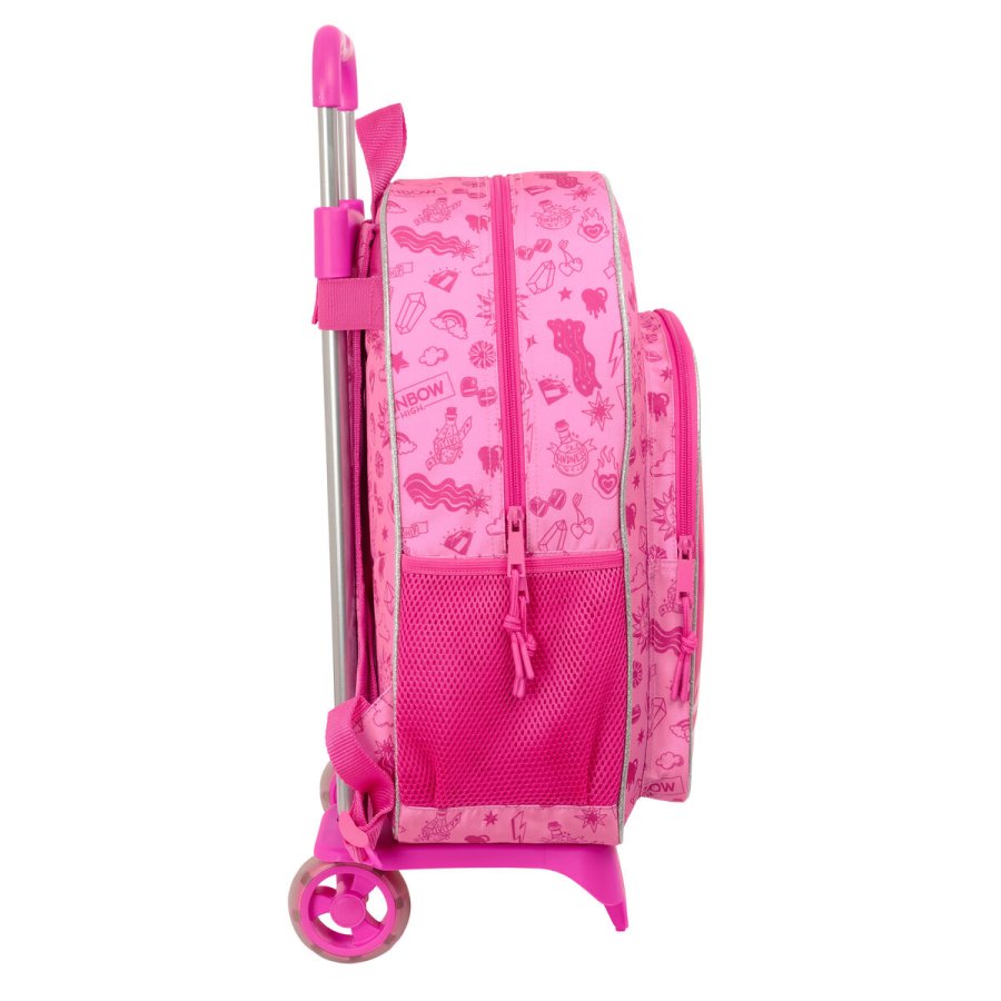 Skolerygsk med Hjul Rainbow High Shine Multifarvet 33 x 42 x 14 cm #2