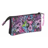 Tredobbelt bretaske Monster High 22 x 12 x 3 cm #2