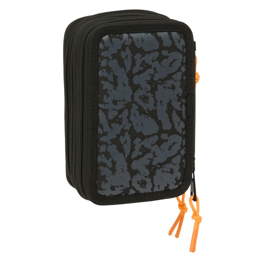 Tredobbelt Penalhus Naruto Sort 12,5 x 19,5 x 5,5 cm 37 Dele #2