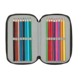 Tredobbelt Penalhus Naruto Sort 12,5 x 19,5 x 5,5 cm 37 Dele #4