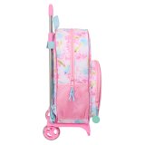 Skolerygsk med Hjul Barbie Painterly Pink Himmelbl 33 x 42 x 14 cm #2