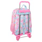 Skolerygsk med Hjul Barbie Painterly Pink Himmelbl 33 x 42 x 14 cm #3