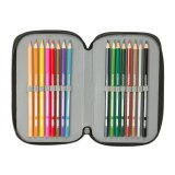 Tredobbelt Penalhus Safta Urban style Bl� Gr� 12,5 x 19,5 x 5,5 cm 37 Dele #5