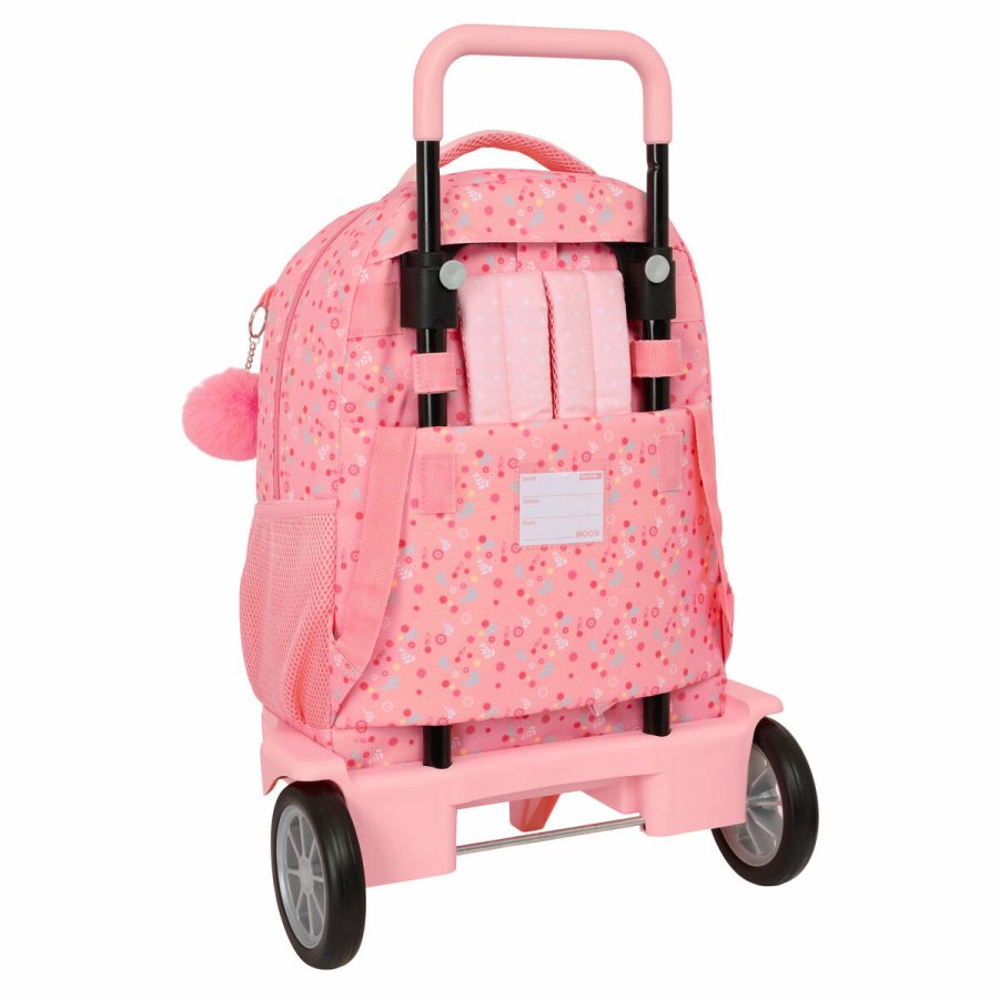 Skolerygsk med Hjul Moos Passion Multifarvet 33 x 45 x 22 cm #2