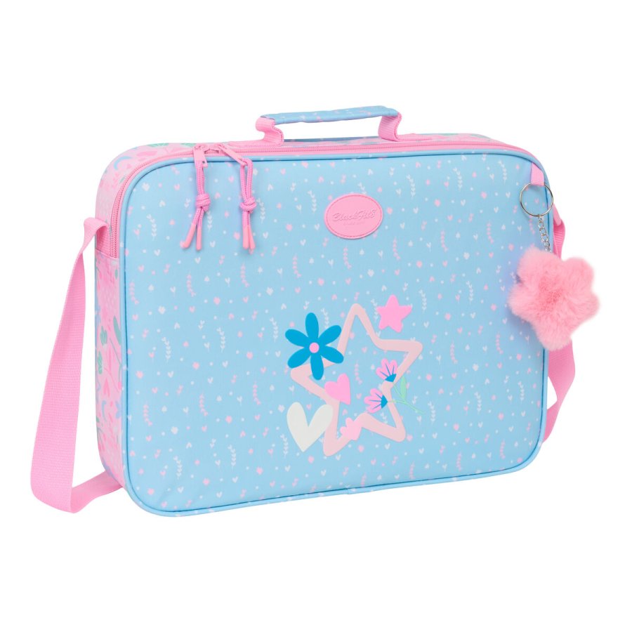 Skole skoletaske BlackFit8 Smile Pink Lysebl 38 x 28 x 6 cm #1