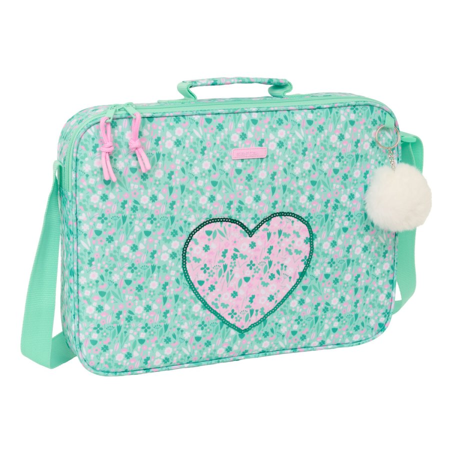 Skole skoletaske Safta Cuore Mint 38 x 28 x 6 cm #1