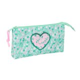 Tredobbelt bretaske Safta Cuore Mint 22 x 12 x 3 cm #1