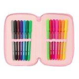 Tredobbelt Penalhus Lilo & Stitch Ice cream Pink 12,5 x 19,5 x 5,5 cm 37 Dele #2