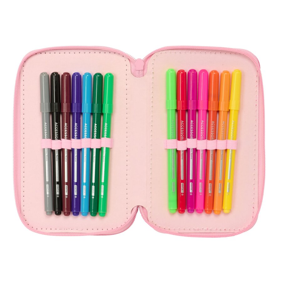 Tredobbelt Penalhus Lilo & Stitch Ice cream Pink 12,5 x 19,5 x 5,5 cm 37 Dele #2