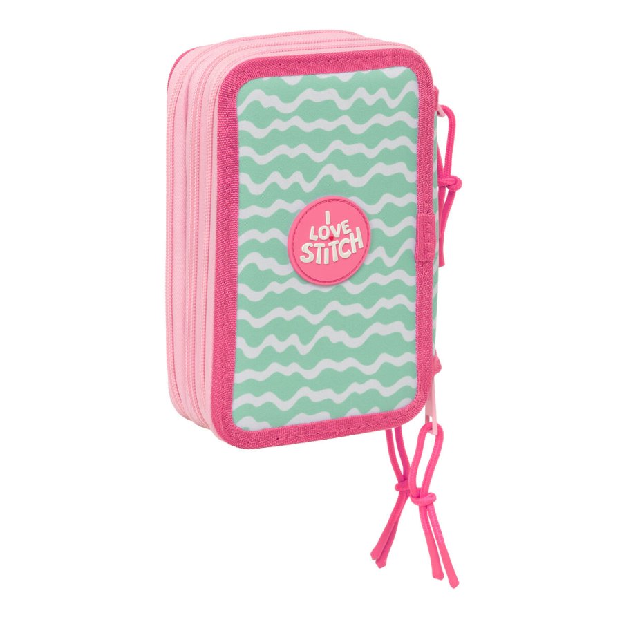 Tredobbelt Penalhus Lilo & Stitch Ice cream Pink 12,5 x 19,5 x 5,5 cm 37 Dele #5