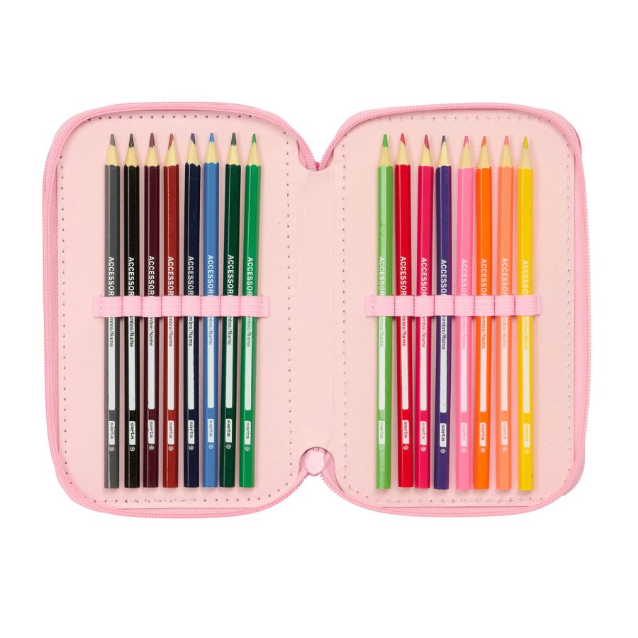 Tredobbelt Penalhus Lilo & Stitch Ice cream Pink 12,5 x 19,5 x 5,5 cm 37 Dele #6