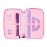 Tredobbelt Penalhus Lilo & Stitch Chill Pink Mint 12,5 x 19,5 x 5,5 cm 37 Dele #2