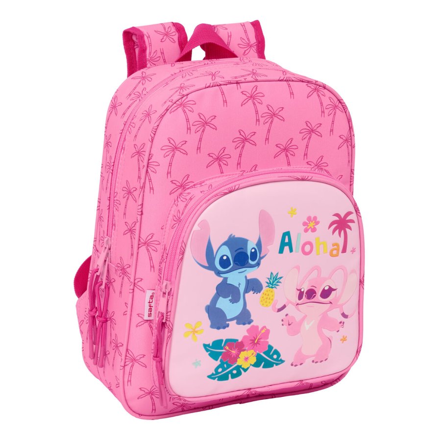 Skoletaske Lilo & Stitch Chill Pink Mint 26 x 34 x 11 cm #1