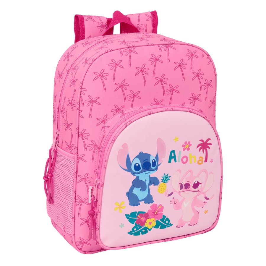 Skoletaske Lilo & Stitch Chill Pink 32 x 38 x 12 cm #1