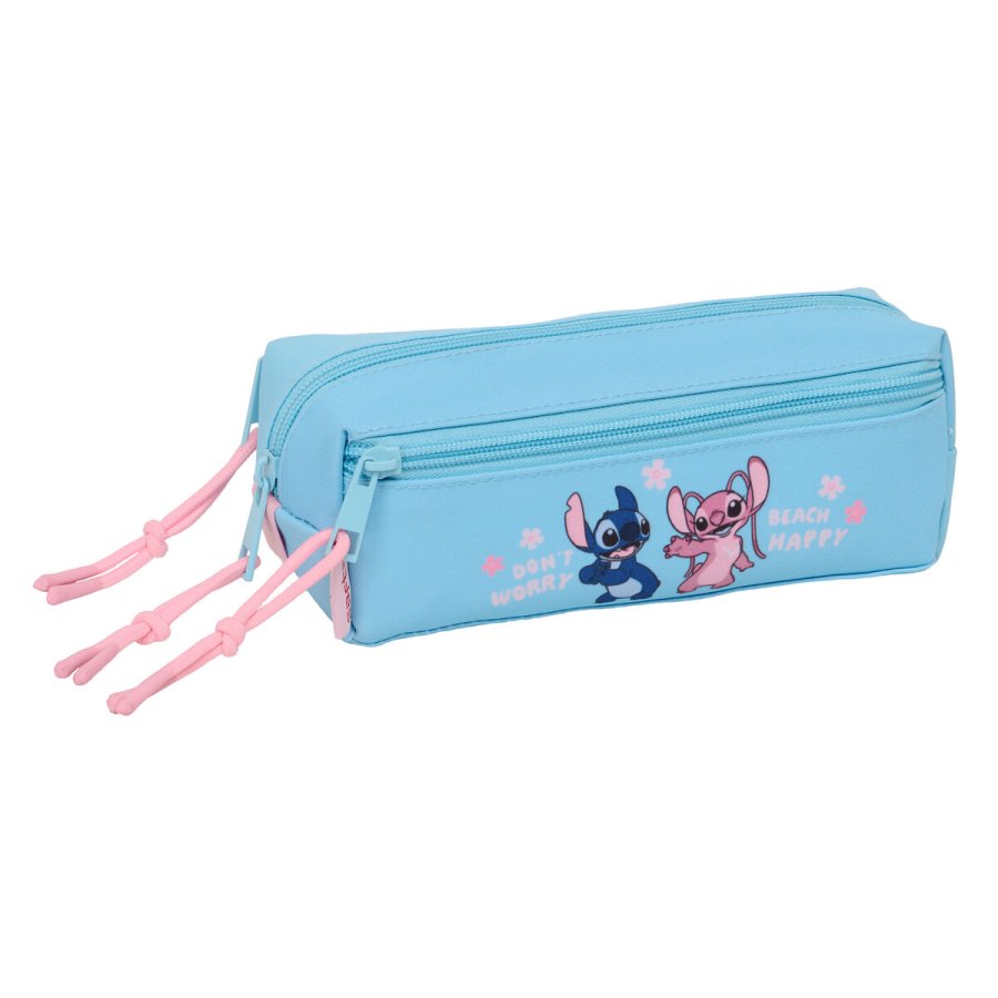 Tredobbelt bretaske Lilo & Stitch Happy Himmelbl 22 x 8,5 x 6 cm #1