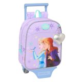 Skolerygsk med Hjul Frozen Spirit Syren 22 x 27 x 10 cm #1