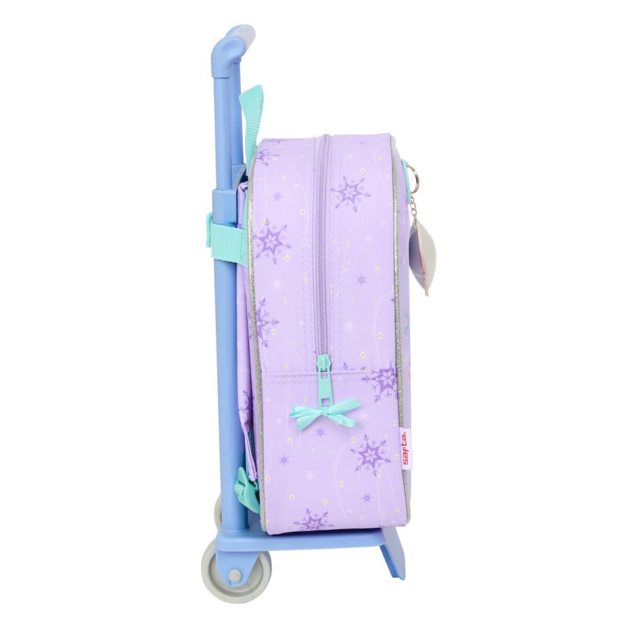 Skolerygsk med Hjul Frozen Spirit Syren 22 x 27 x 10 cm #2