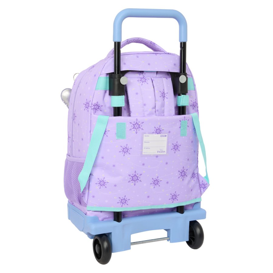 Skolerygsk med Hjul Frozen Spirit Syren 33 x 45 x 22 cm #2