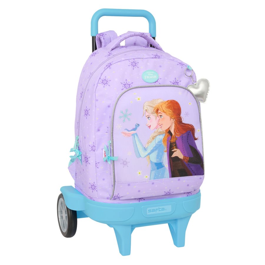 Skolerygsk med Hjul Frozen Spirit Syren 33 x 45 x 22 cm #1