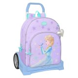 Skolerygsk med Hjul Frozen Spirit Syren 33 x 42 x 14 cm #1