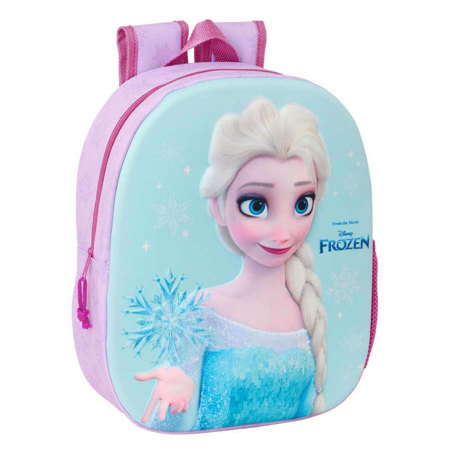 Brnetaske Frozen Pink Himmelbl 27 x 33 x 10 cm 3D #1