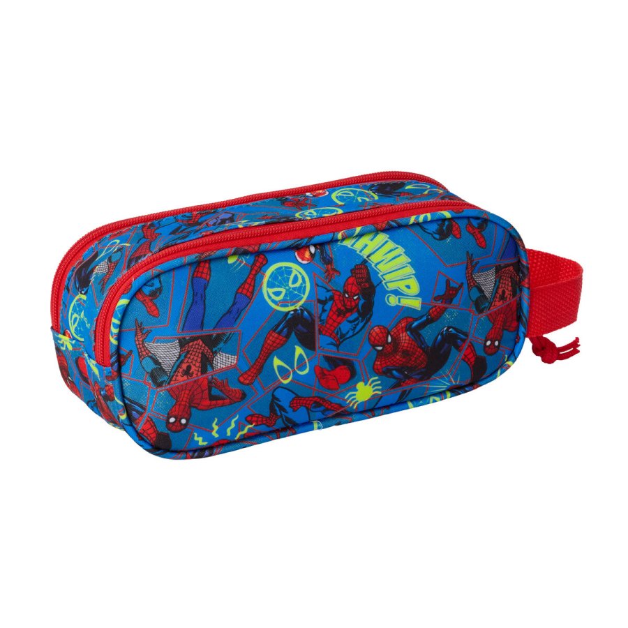 Dobbelt carry-all Spider-Man Rd Marinebl 21 x 8 x 6 cm 3D #3