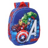 Brnetaske The Avengers Rd Mrkebl 27 x 33 x 10 cm 3D #1