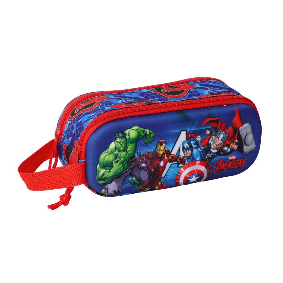 Dobbelt carry-all The Avengers Rd Mrkebl 21 x 8 x 6 cm 3D #1
