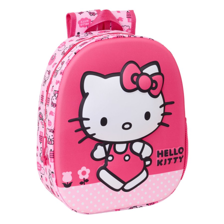 Brnetaske Hello Kitty Pink 27 x 33 x 10 cm 3D #1
