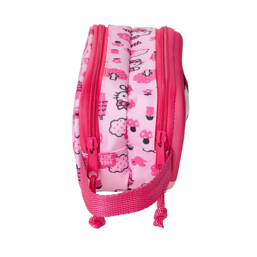 Dobbelt carry-all Hello Kitty Pink 21 x 8 x 6 cm #2