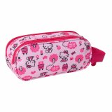 Dobbelt carry-all Hello Kitty Pink 21 x 8 x 6 cm #3
