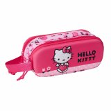 Dobbelt carry-all Hello Kitty Pink 21 x 8 x 6 cm #1