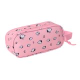 Dobbelt carry-all Snoopy Pink 21 x 8 x 6 cm 3D #2
