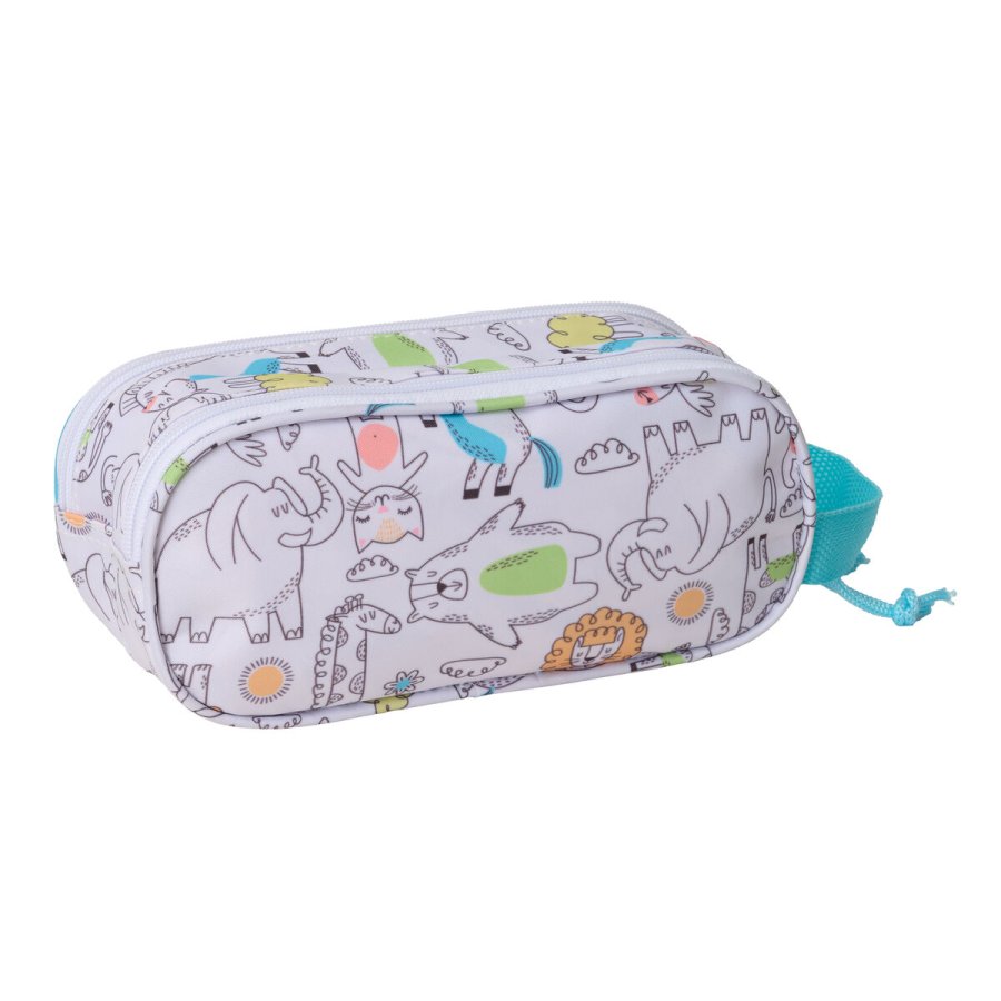 Dobbelt carry-all Safta Bl Hvid 21 x 8 x 6 cm 3D #3