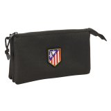Tredobbelt bretaske Atltico Madrid Sort 22 x 12 x 3 cm #1