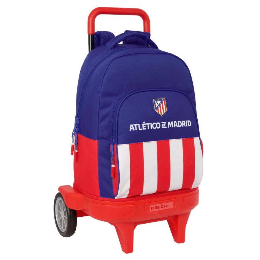 Skoletaske Atltico Madrid Bl Hvid Rd 33 x 45 x 22 cm #1