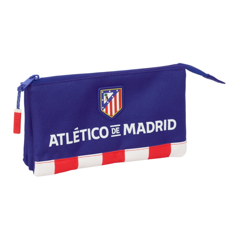 Tredobbelt bretaske Atltico Madrid Bl Hvid Rd 22 x 12 x 3 cm #1