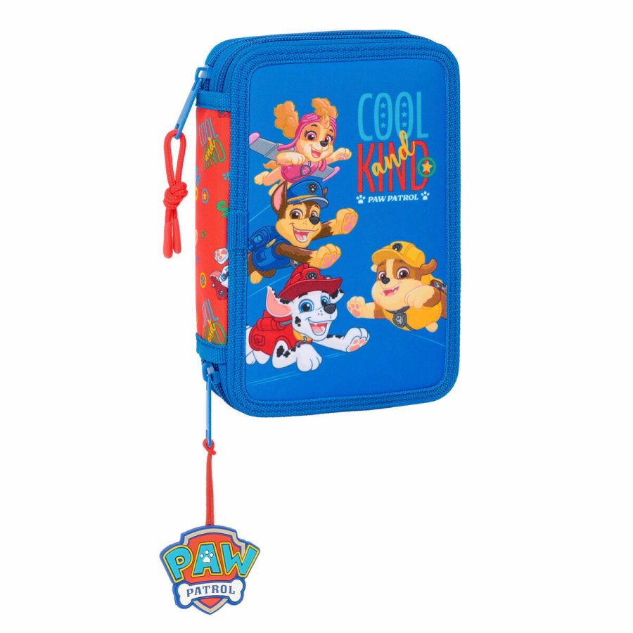 Dobbelt penalhus The Paw Patrol Cool Bl Rd 12.5 x 19.5 x 4 cm 29 Dele #1