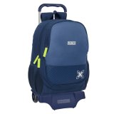 Skolerygsk med Hjul Munich Blue indigo Bl 32 x 44 x 16 cm #1