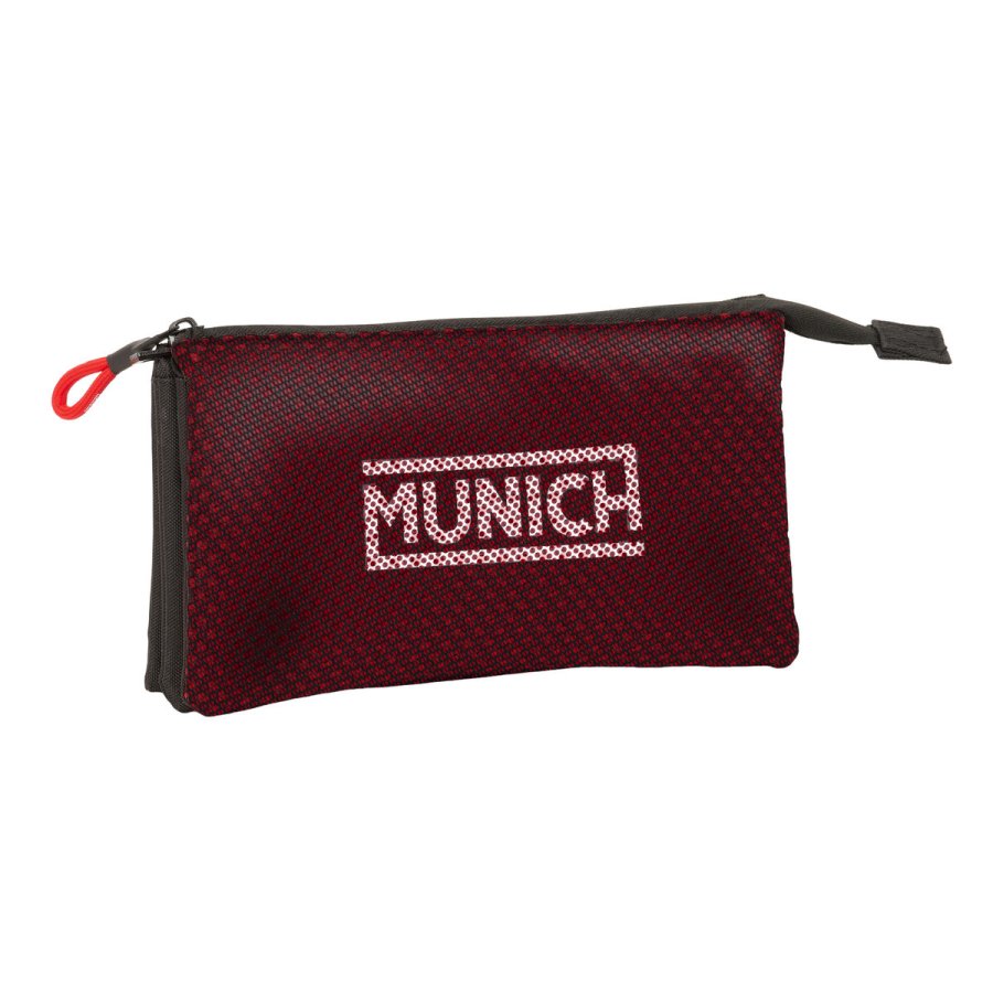 Tredobbelt bretaske Munich Vulcan Sort 22 x 12 x 3 cm #1