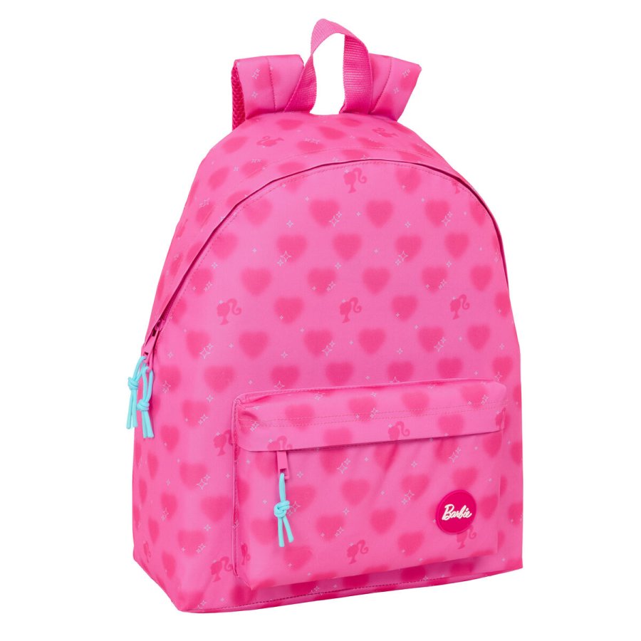 Skoletaske Barbie Corazones Pink 33 x 42 x 15 cm #1