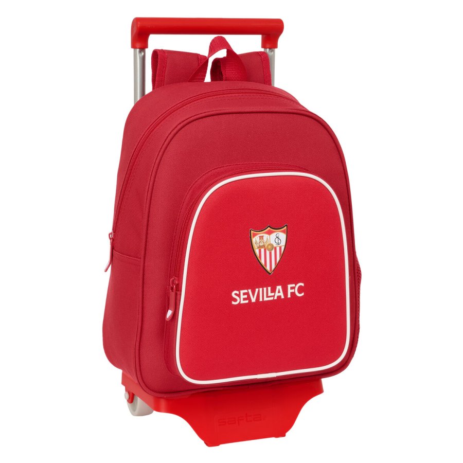 Skolerygsk med Hjul Sevilla Ftbol Club Rd 28 x 34 x 10 cm #1
