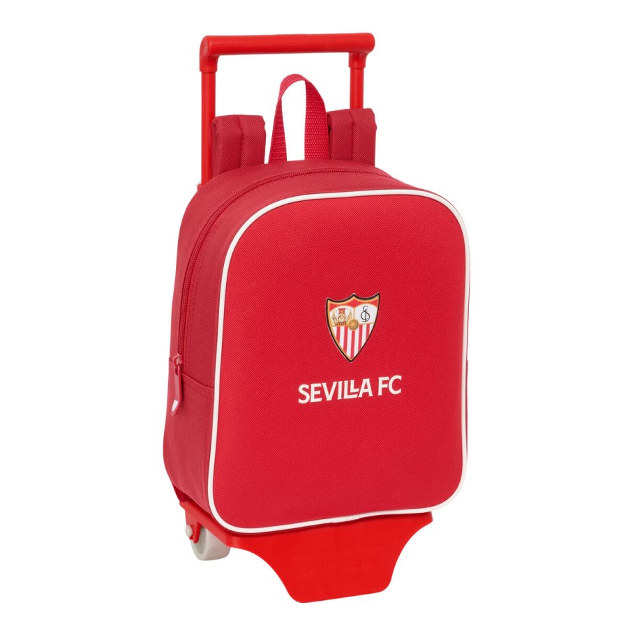 Skolerygsk med Hjul Sevilla Ftbol Club Rd 22 x 27 x 10 cm #1