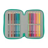 Tredobbelt Penalhus Real Betis Balompi Akvamarin 12,5 x 19,5 x 5,5 cm 37 Dele #3