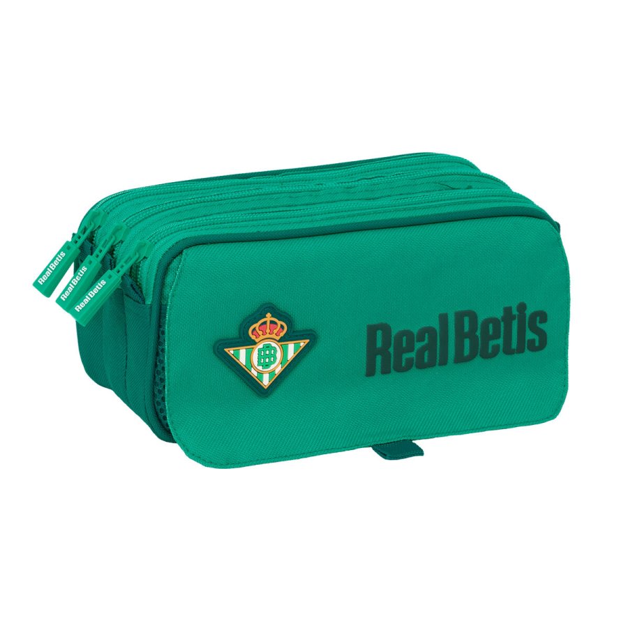 Tredobbelt bretaske Real Betis Balompi Grn 21,5 x 10 x 8 cm #1