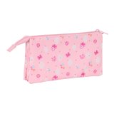 Tredobbelt bretaske Minnie Mouse Baby Pink 22 x 12 x 3 cm #2